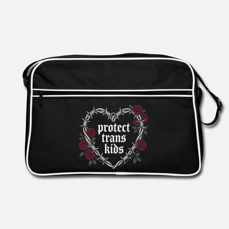 LGBTQ-Pride-Monat – Schütze trans Kinder Retro Tasche