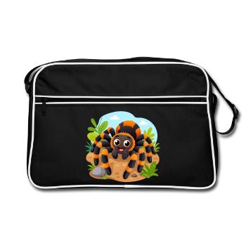 Drôle de tarentule - Sac Retro - noir/blanc - Devant