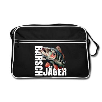 Barsch Jäger - Retro Tasche - Schwarz/Weiß - Vorne