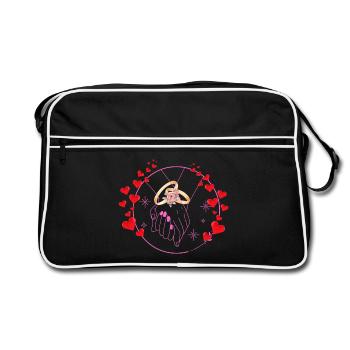 Maries, éternellement Nous - Sac Retro - noir/blanc - Devant