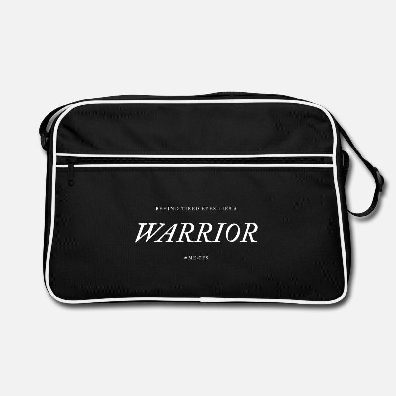 ME/CFS Warrior white Retro Bag
