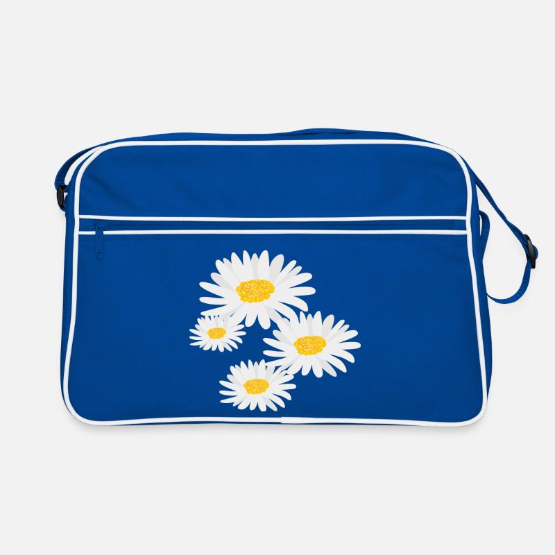 Blume Gänseblümchen Retro Tasche