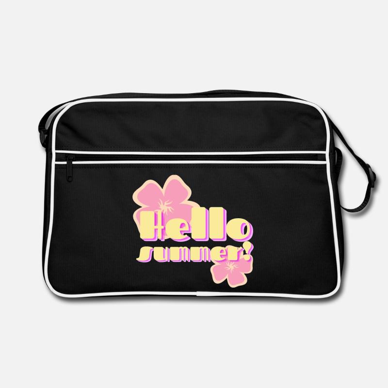 Hello Summer fleurs pastel rétro Sac Retro