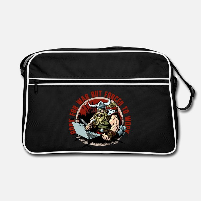 Viking admin with lettering Retro Bag