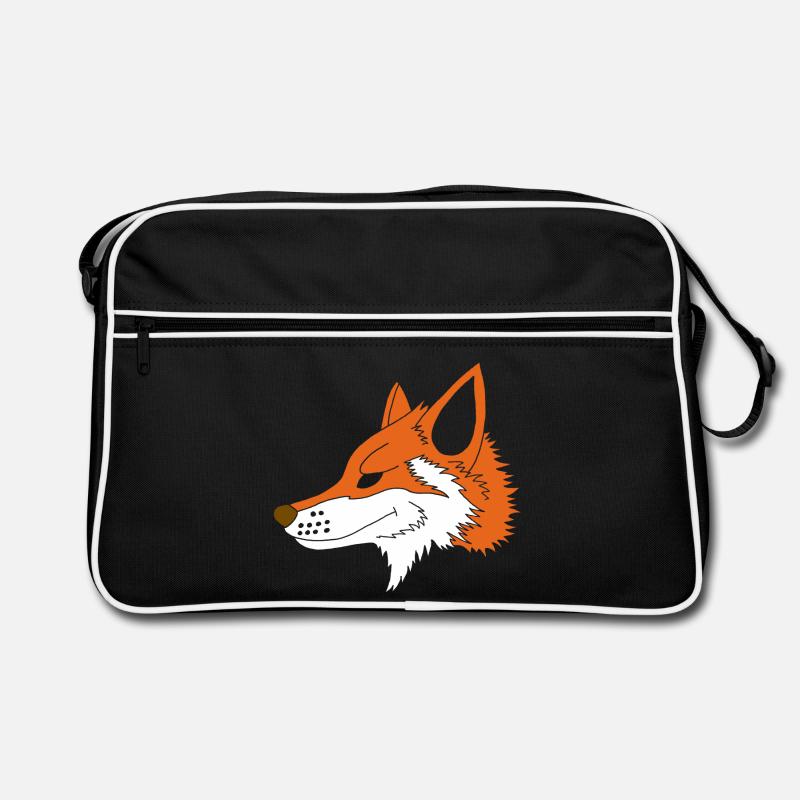 Rusé comme un renard - Sac Retro - noir/blanc