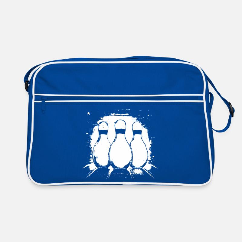 Bowling Drawing Retro Bag