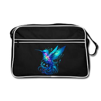 Hummingbird - Retro Bag - black/white - Front