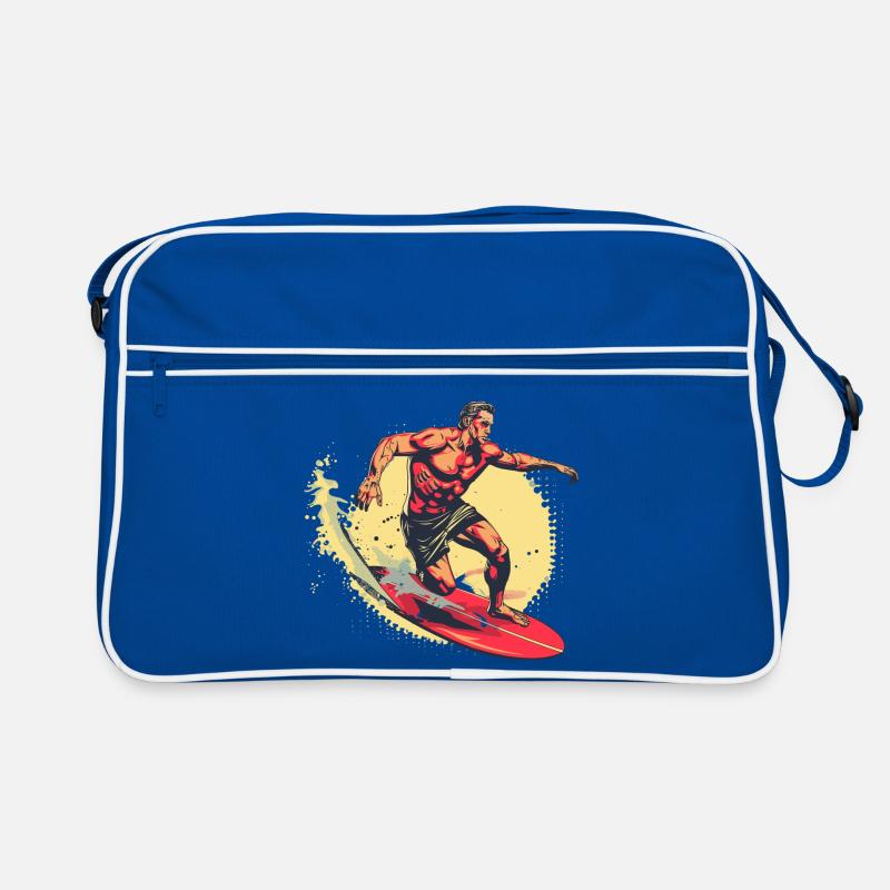 Surfer Graphics Retro Bag