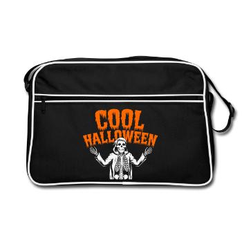 Cool Halloween Grim Reaper - Sac Retro - noir/blanc - Devant