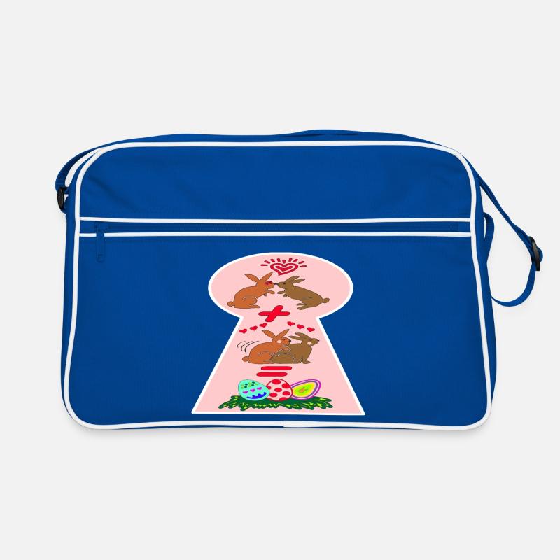 Naughty Easter Bunnies Funny Easter Retro Bag