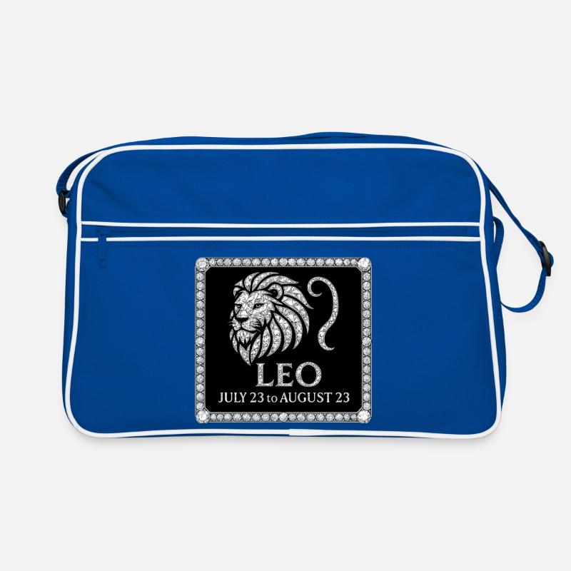 Sternzeichen Löwe Retro Tasche