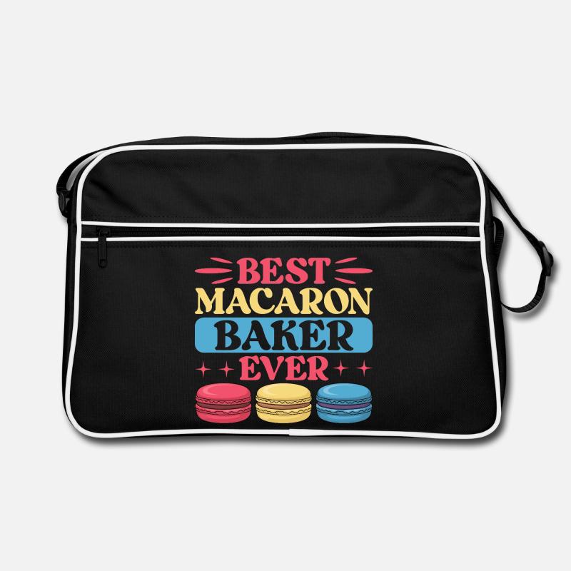 Macaron Desserts Français Sac Retro