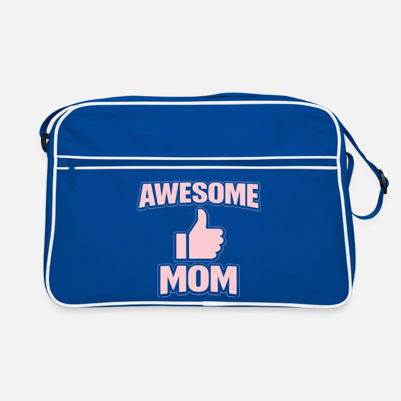 AWESOME MOM – Pink Cool Statement  Retro Tasche