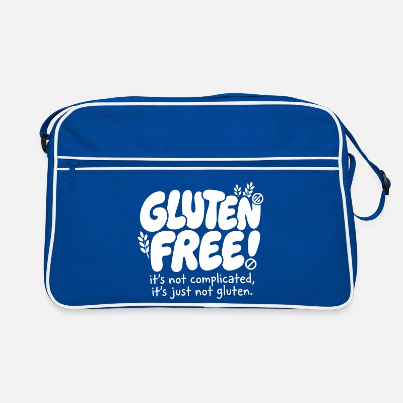 Sans gluten expliqué simplement : Humour Sac Retro
