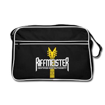 Riffmeister Guitar - Retro Bag - black/white - Front