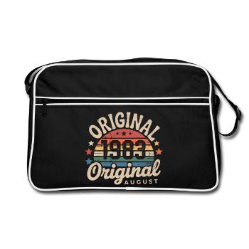 Original August 1983 Vintage Anniversary 1983 - Retro Bag - black/white - Front