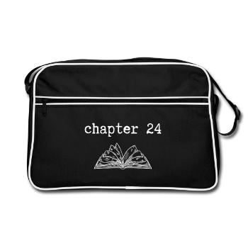 chapter 24 Birthday - Retro Bag - black/white - Front