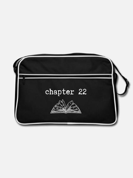 chapter 22 Birthday - Retro Bag - black/white - Front