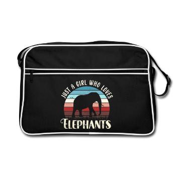 Elephant Elephant - Retro Bag - black/white - Front