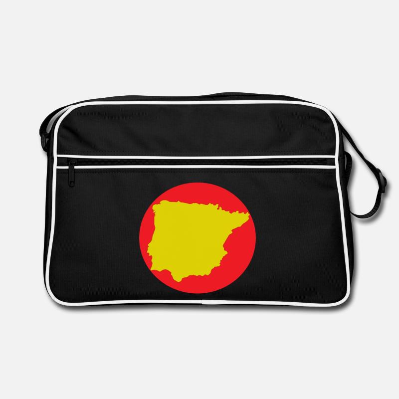 Sefarad - Retro Tasche - Schwarz/Weiß
