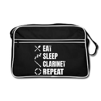 Clarinet Routine - Retro Bag - black/white - Front