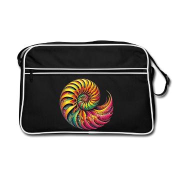 Coquille de Nautilus - Sac Retro - noir/blanc - Devant