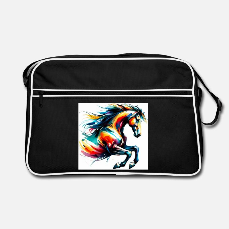 Pferd Retro Tasche