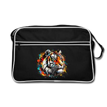 Tiger - Retro Bag - black/white - Front