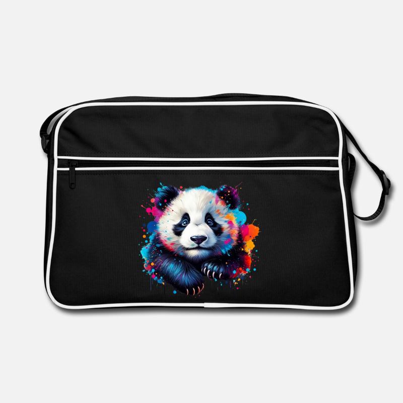 Panda Retro Tasche