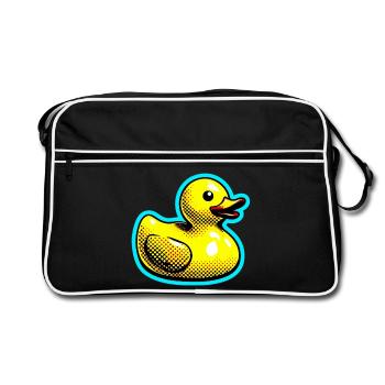 Caneton Canard Canard Canard - Sac Retro - noir/blanc - Devant