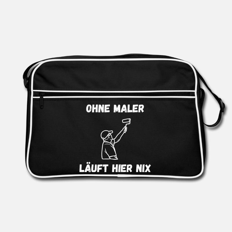 Painter T-Shirt – Nothing works here without painters Retro Bag