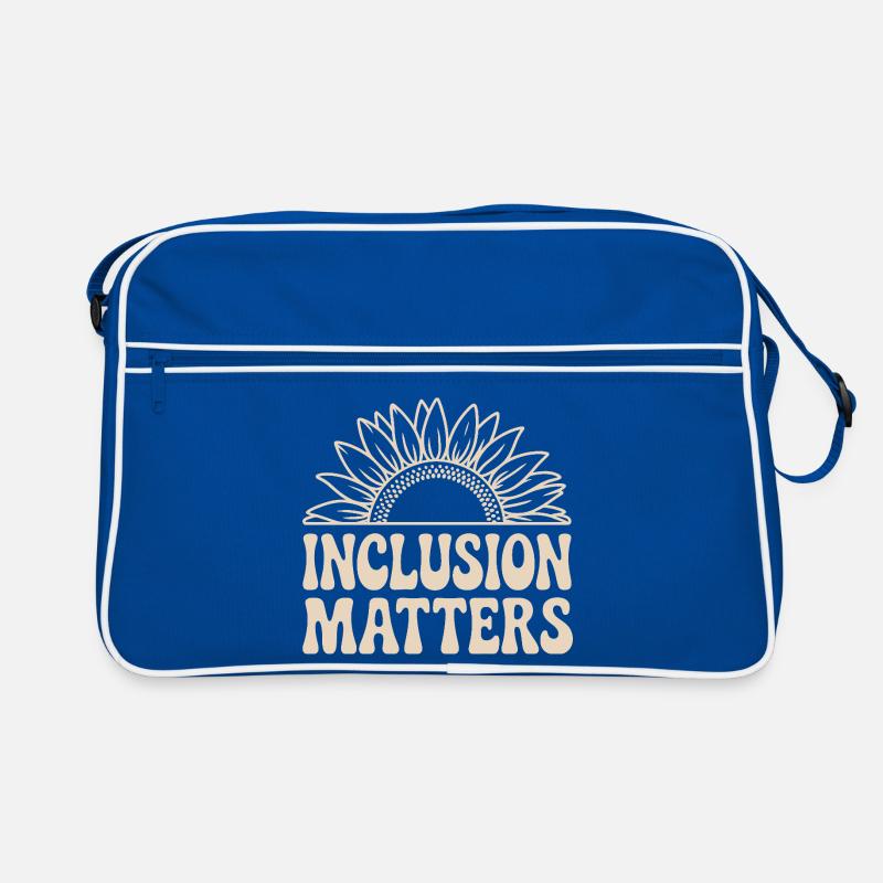Inclusion Matters Sunflower Design for Diversity Retro Bag