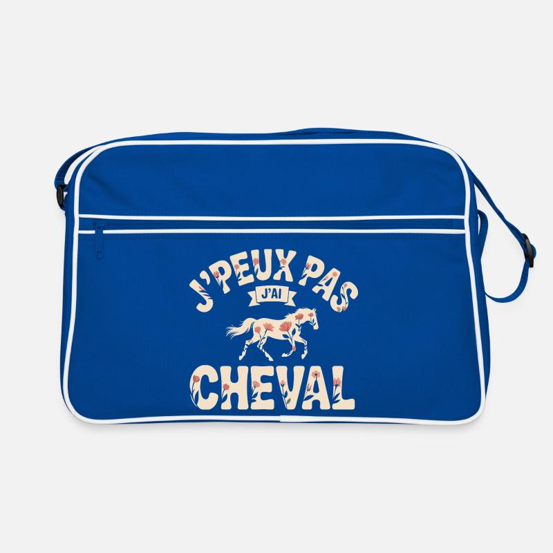 J'Peux Pas J'Ai Cheval Sac Retro