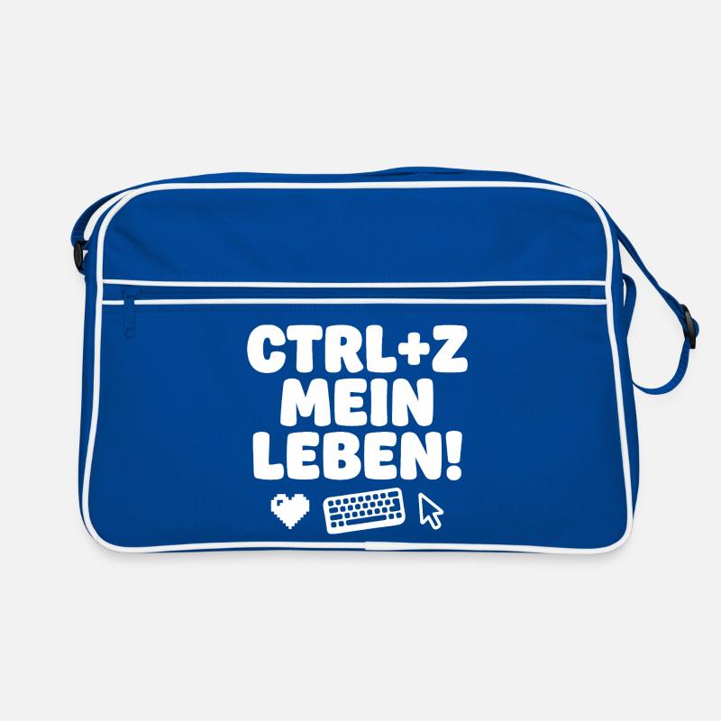 Ctrl Z Mon Humour Tech de Vie Sac Retro