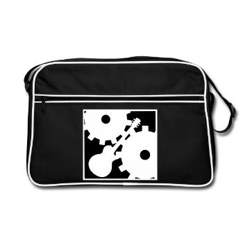 Rock contre la Machine - Sac Retro - noir/blanc - Devant