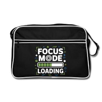 Mode Focus Chargement du TDAH Chaos - Sac Retro - noir/blanc - Devant