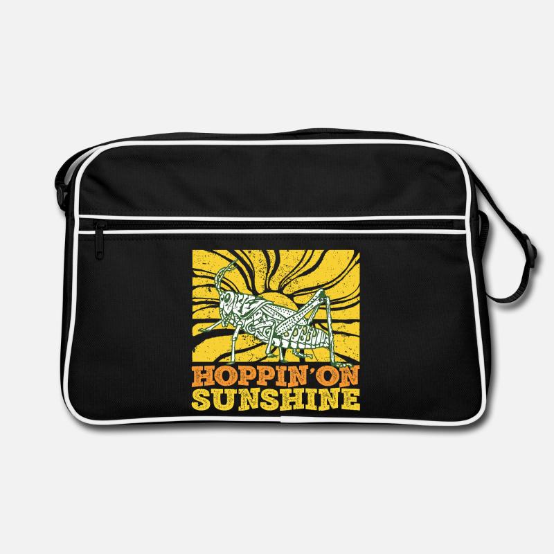 Grasshoppers, field locusts Retro Bag