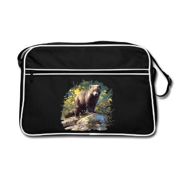 Mink Mink - Sac Retro - noir/blanc - Devant