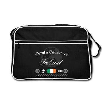 Giant's Causeway United Kingdom Streetwear - Retro Bag - black/white - Front