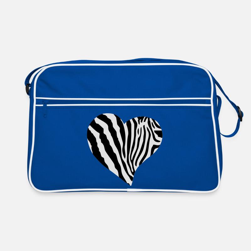 Zebra-Muster Retro Tasche