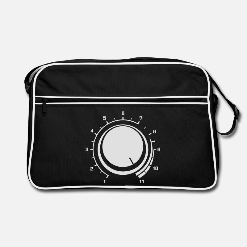 Volume Up -  Equalizer Musik DJ Geschenk Retro Tasche