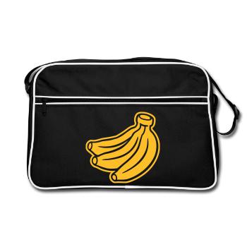 Banana - Sac Retro - noir/blanc - Devant
