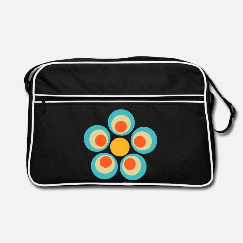 70s Flower Pattern Retro Bag