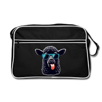 Black Sheep - Retro Bag - black/white - Front