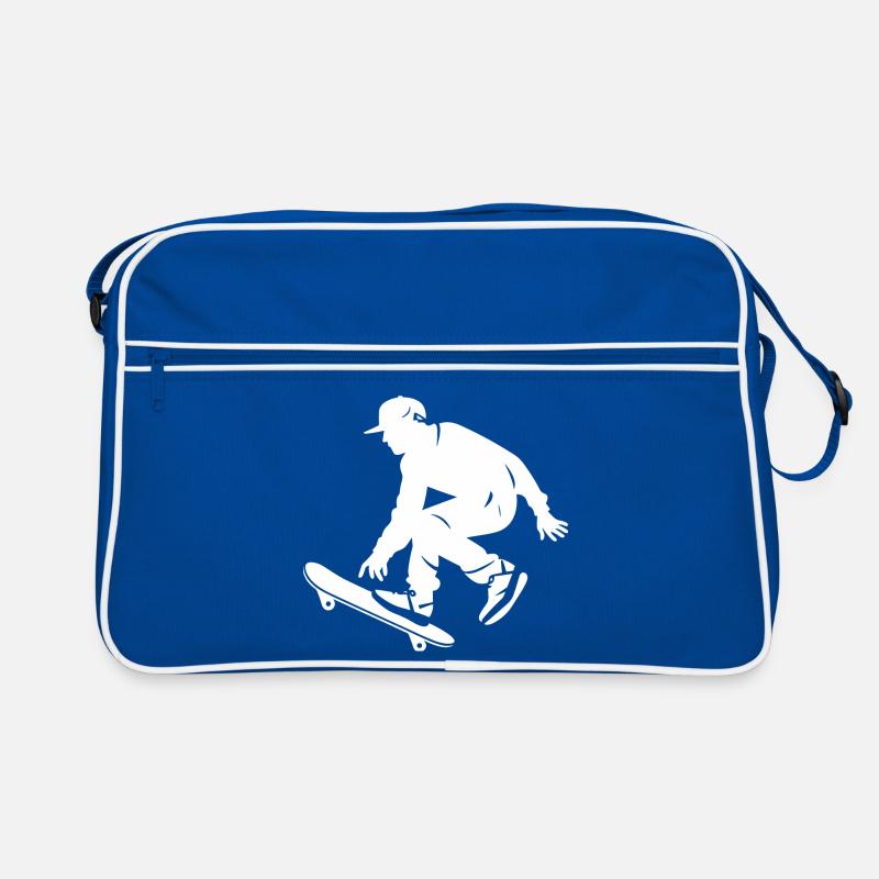 Skateboarding Junge Retro Tasche