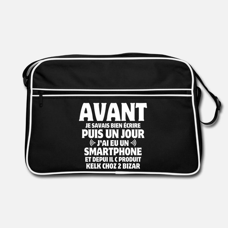 Phone, SMS, Mobile Phone Retro Bag