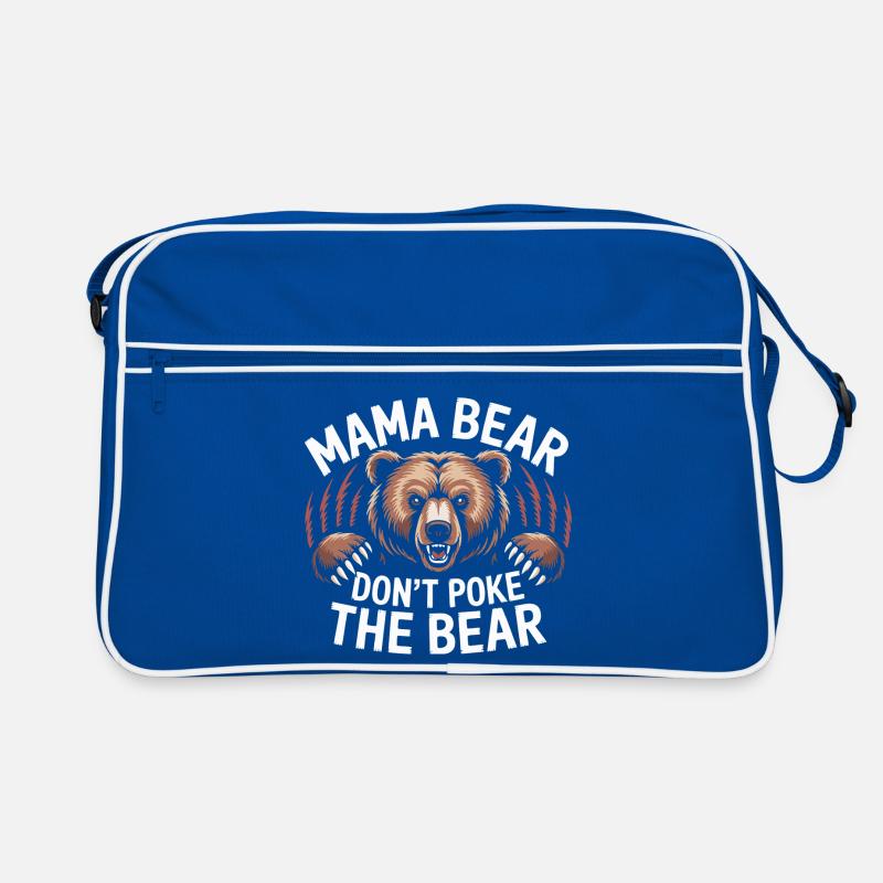 Fierce Mama Bear Warning Art Mothers Day Gift Retro Tasche