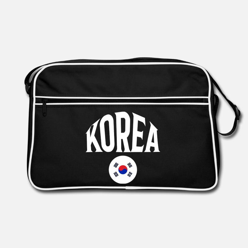 Korea - Retro Bag - black/white