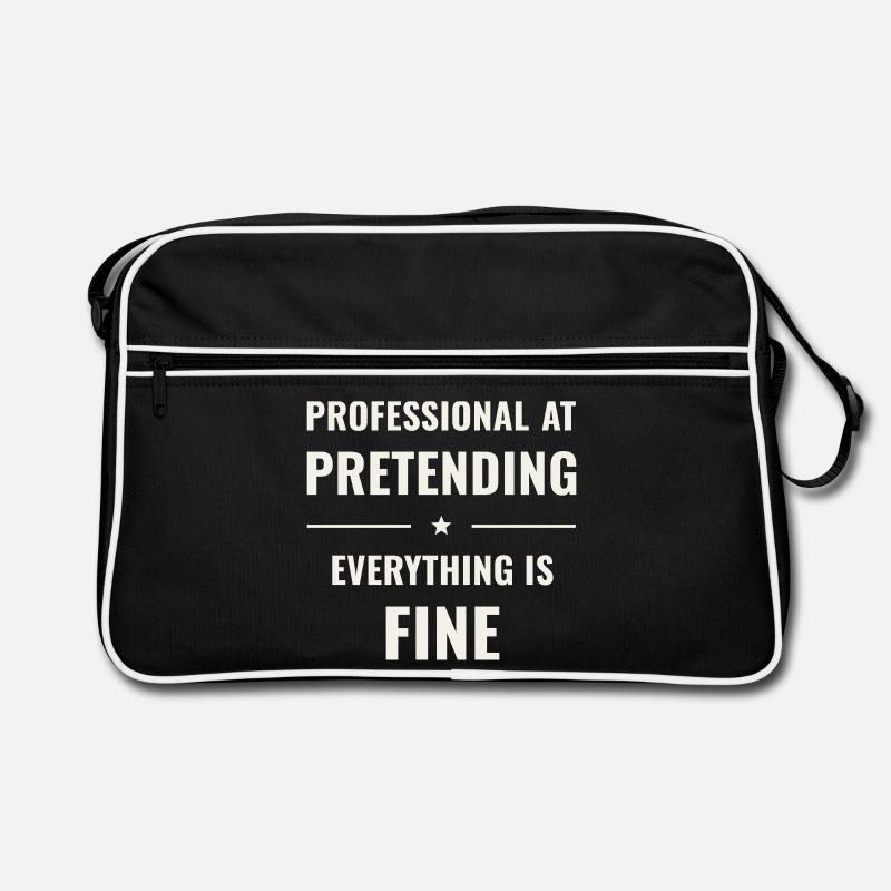 Faire semblant que tout va bien Sac Retro