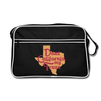 Don't California My Texas - Retro Bag - black/white - Front